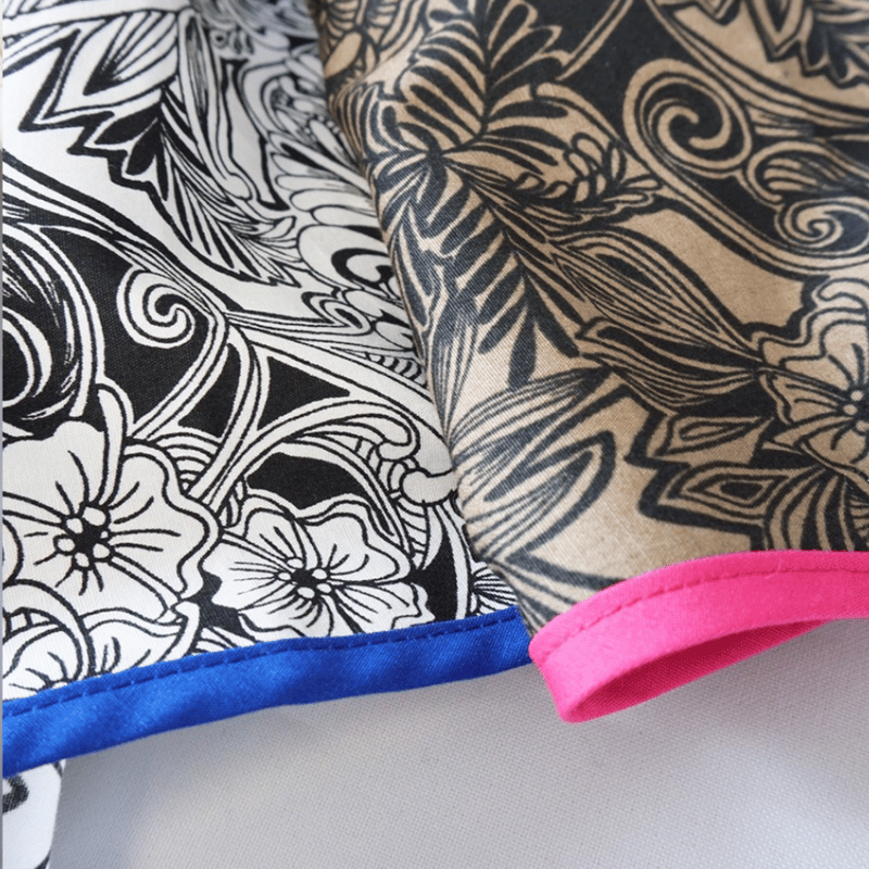 THOMAS MAGPIE zentangle print long skirt【2213