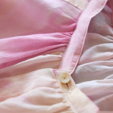suzuki takayuki × Coci la elle     puff-sleeve blouse  / magnolia　B231-01