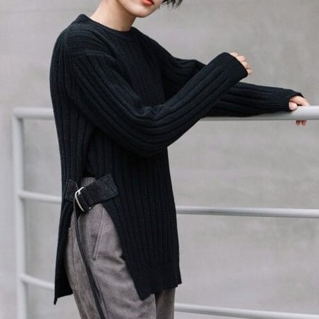 Munich 　SIDE BELT RIBKNIT
