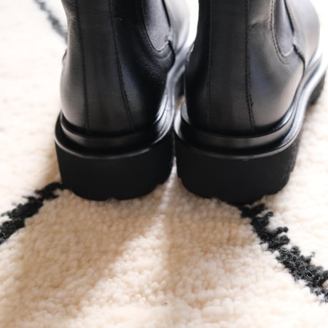 NEUF  ヌーブ　SIDEGORE　BOOTS　BLACK   NFB101
