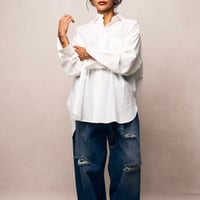 M53. LINEN WHITE SHIRT
