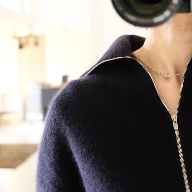BATONER Woman CASHMERE FOX DRIVERS KNIT | geep