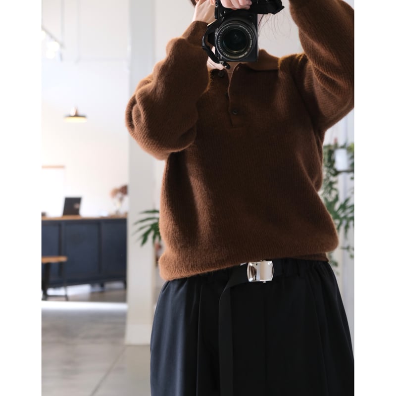 BATONER Woman CASHMERE FOX POLO | geep