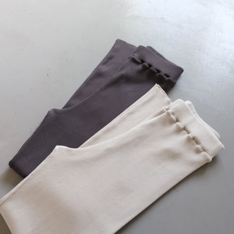 BATONER　Women KNIT RIB PANT　BN-22SL-016