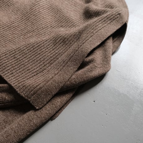 R JUBILEE 　 Layered Knit Cardigan　D/BROWN　RJ21083002