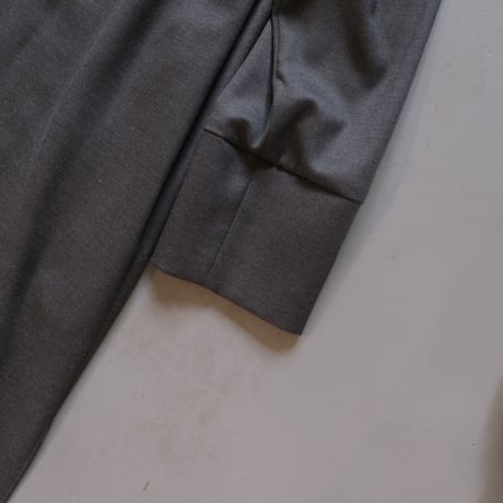 SINME　ハイネックシャツワンピース チャコール　S23AW-04