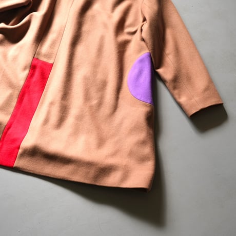 THOMAS MAGPIE   　 melton colour patchcoat【2224253】