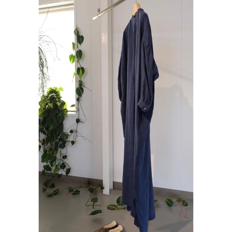 suzuki takayuki   peasant dress Ⅱ  dark blue