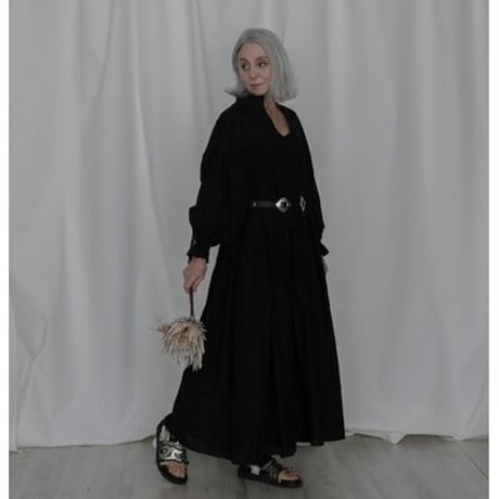 THOMAS MAGPIE　silk one-piece【2222405】  BROWN