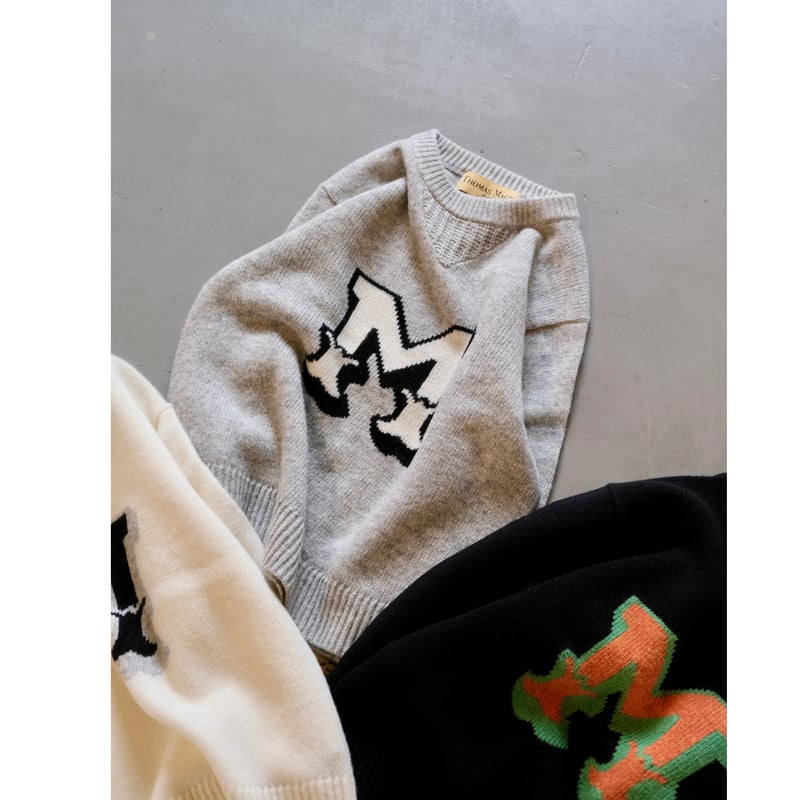 THOMAS MAGPIE ニット Thomas magpie knit “M” | geep