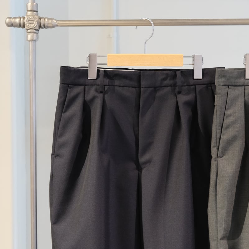 BATONER Men SUMMER MOHAIR 2TUCK PANTS BN-24SM-0 BATONER Men SUMMER MOHAIR 2TUCK PANTS BN-24SM-0