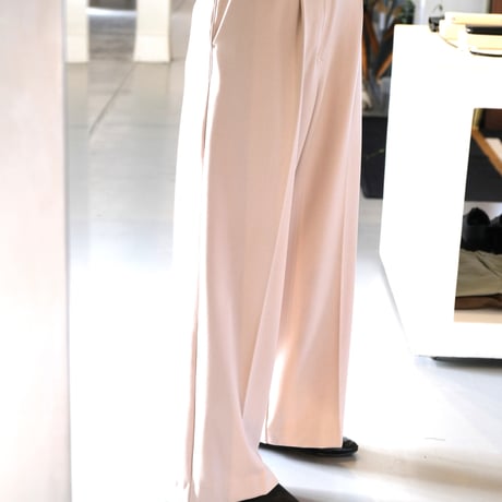 TOMAS MAGPIE　 WIDE TUCK PANTS