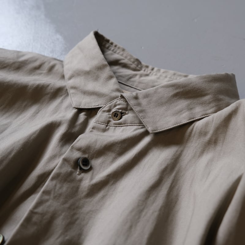 suzuki takayuki weather-cloth shirt グレー suzuki takayuki weather-cloth shirt A241-15 fro