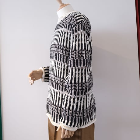 BATONER　BN-23SM-020　Men MIX YARN CREW NECK
