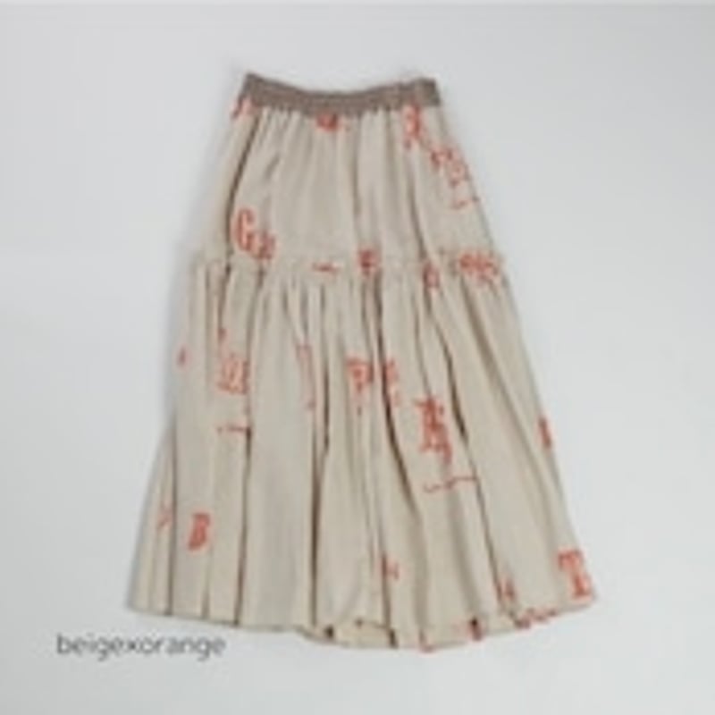 Thomas Magpie C/Linen PRINT skirt 2252610 | geep