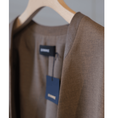 SINME  ノーカラージャケット  SS16-06   ブラック