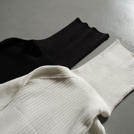 THOMASMGPIE　rib knit turtle【2214737】