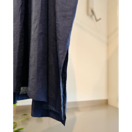 suzuki takayuki   peasant dress Ⅱ  dark blue