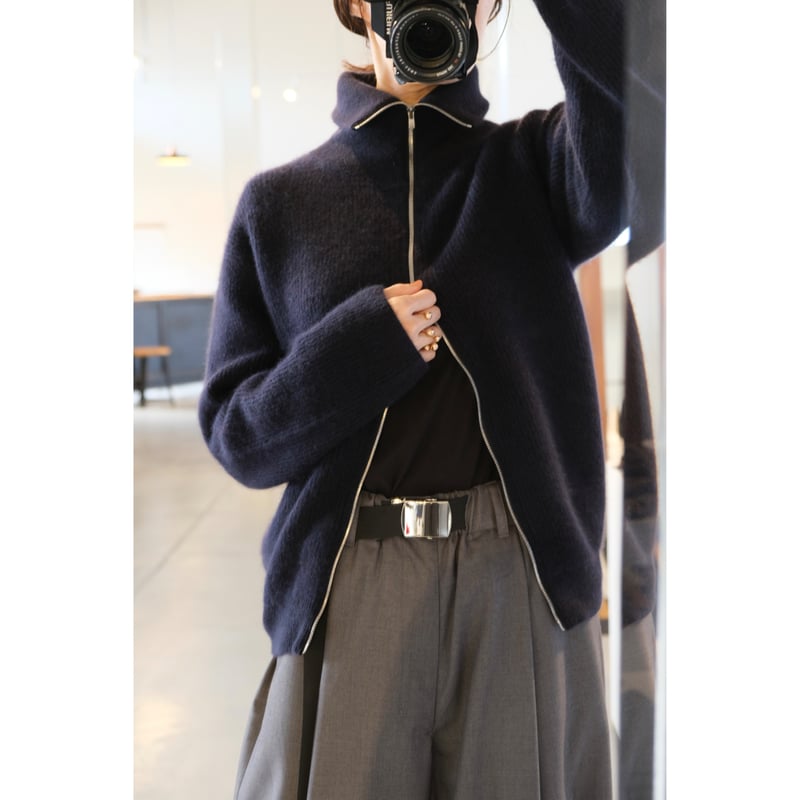 BATONER Woman CASHMERE FOX DRIVERS KNIT | geep