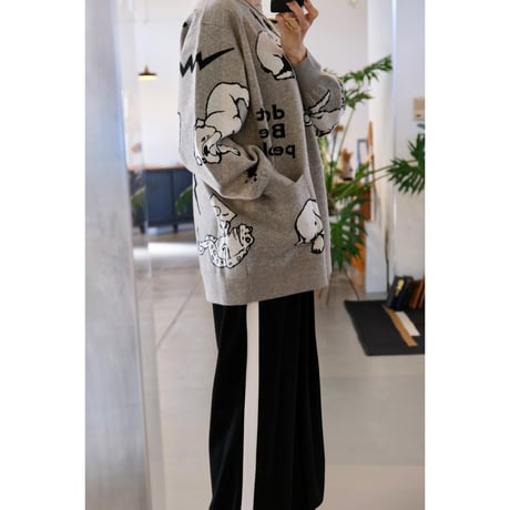 THOMAS MAGPIE　 ”Animal” W Jacquard Knit　2254751