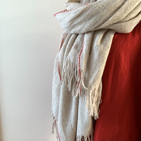 suzuki takayuki   herring-bone shawl   nude　215-01