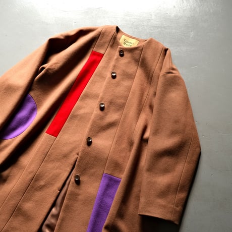 THOMAS MAGPIE   　 melton colour patchcoat【2224253】