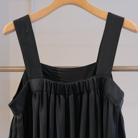 SINME　ストラップロングワンピース グリーン　ロング丈　SS14-01