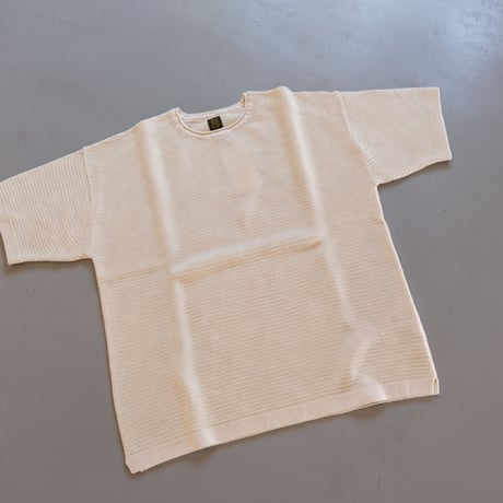 BATONER　　Men THE SUMMER KNIT T-SHIRT 　 BN-22SM-051