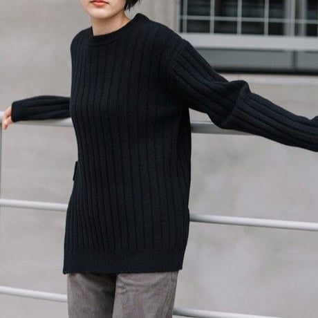 Munich 　SIDE BELT RIBKNIT