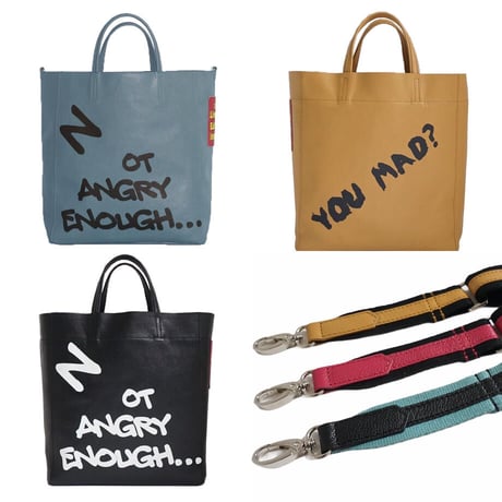INTOXIC.    RESONATES    Mad strap tote    ナイルブルー