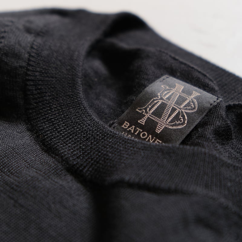 BATONER Unisex SUPERIOR MERINO CREW NECK BN-21F