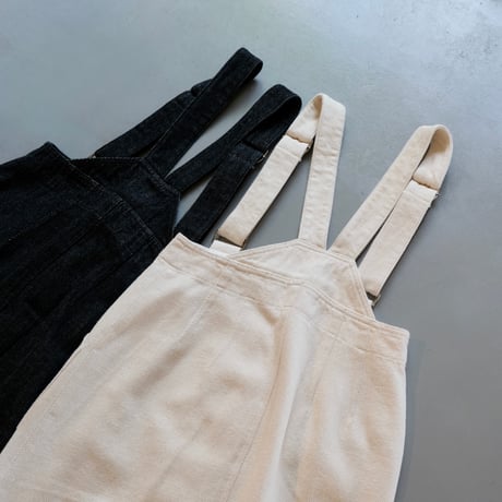 SERGE de bleu	 DDM-63D-CEA  SALOPETTE SKIRT