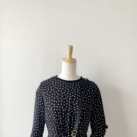 SINME　ロングワンピース　ドット