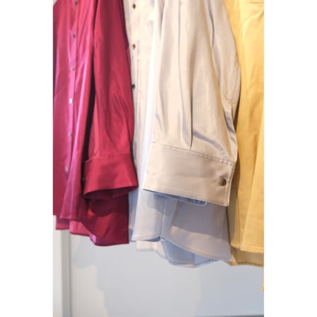 NAKAGAMI サテンビックシャツ （unisex）