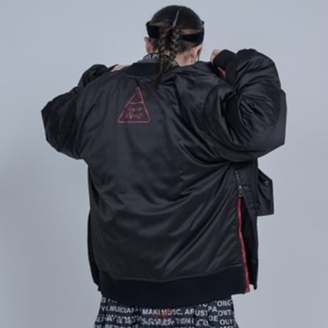 THOMAS MAGPIE  p / taffeta MA1 blouson (reversible)【2233502】