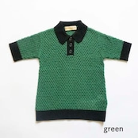 THOMAS　MAGPIE　collared mesh top【2242710】