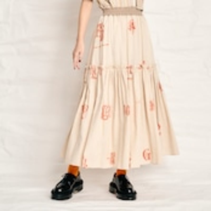 Thomas Magpie C/Linen PRINT skirt 2252610 | geep