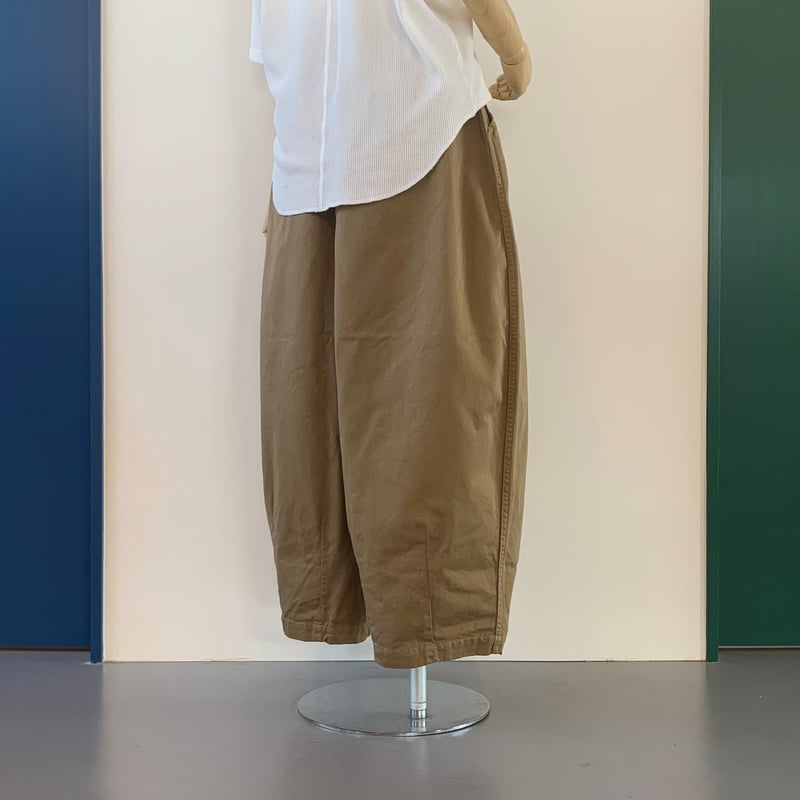 HARVESTY CIRCUS PANTS サーカスパンツ COL:34 KHAKI