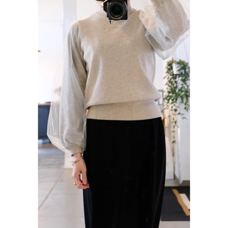 Thomas magpie     tulle knit