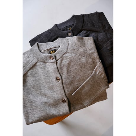 BATONER   Women  BABY WOOL CREW CARDIGAN