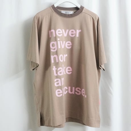 THOMAS MAGPIE　BIG T-shirt Never give【2213857】