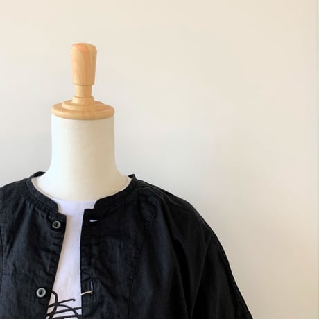 HARVESTY 　ATELIER SHIRT（アトリエシャツ）A31801　BLACK