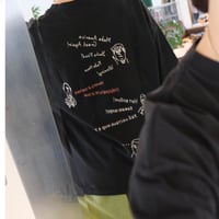 remi relief SP加⼯25/天竺T(刺繍：Make America Great Again！)
