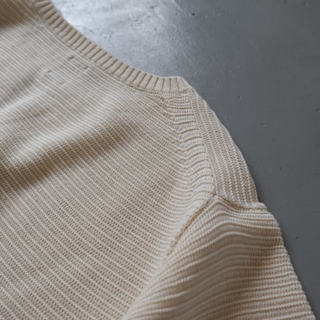 BATONER　Women THE SUMMER KNIT KEY NECK　BN-22SL-021