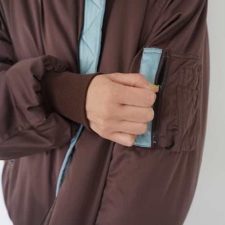 THOMAS MAGPIE  p / taffeta MA1 blouson (reversible)【2233502】