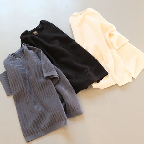 BATONER　　Men THE SUMMER KNIT T-SHIRT 　 BN-22SM-051