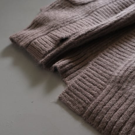 BATONER　 SUPER KID MOHAIR BIG CARDIGAN　BN-21FL-054