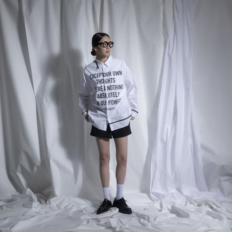 THOMAS MAGPIE  トーマスマグパイ　logo shirt 【2211103】