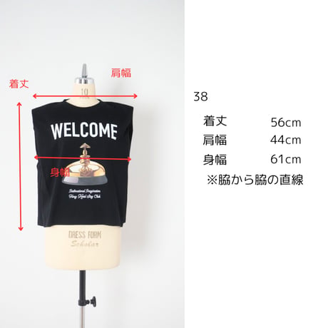 Thomas Magpie sleeveless tee shirt  muji	 2252826