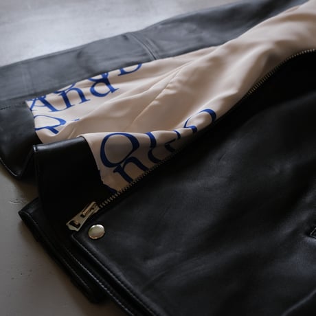 THOMASMAGPIE　トーマスマグパイ　logo rider's jacket 【2213501】